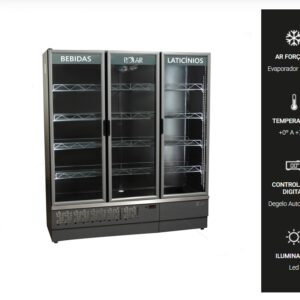 Refrigerador Expositor Vertical – 3 ou 4 Portas